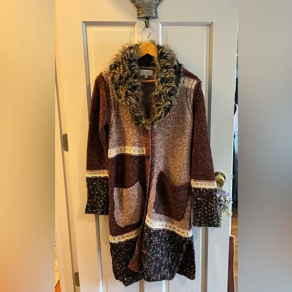 Anthropologie Angel of the North Sweater, Sz M - Picture 2 of 10